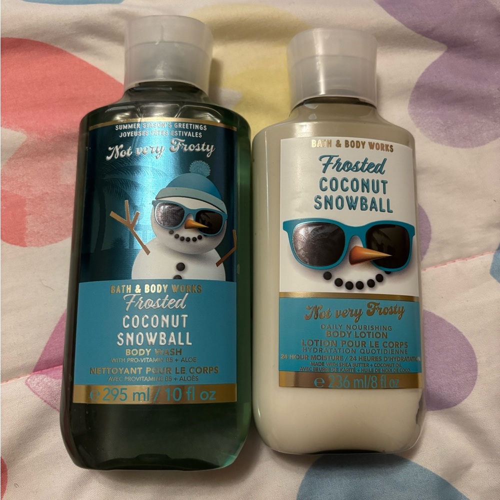 ❄️🥥 Bath & Body Works Frosted Coconut Snowball 🥥❄️